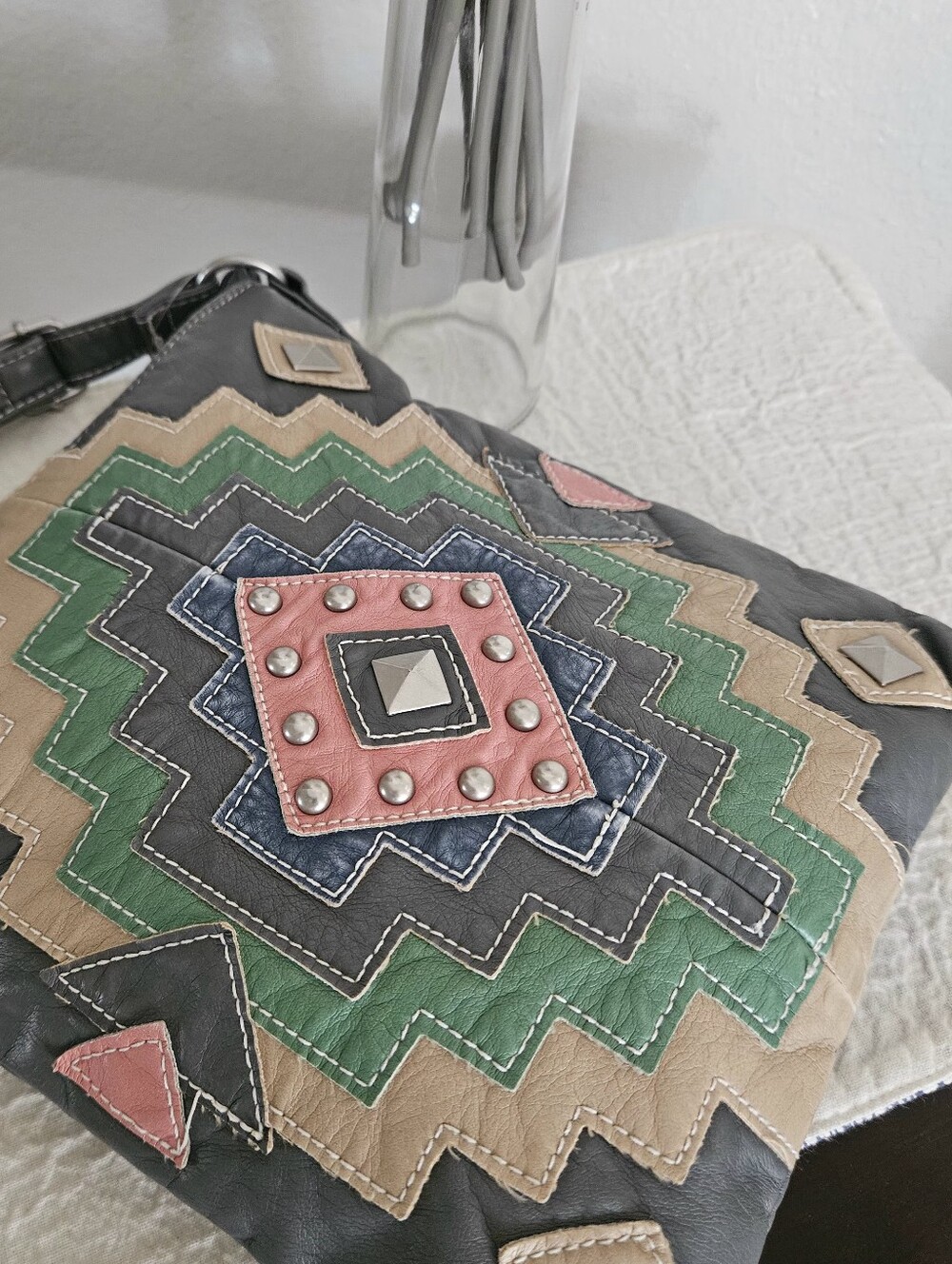 Vegan Leather Hobo Bag - Picture 4 of 5